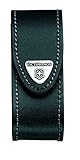 Victorinox Drehclip-Gürteletui, Taschenmesser Etui, Messertasche für Gürtel, Leder, schwarz