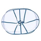 BESTYASH Hängender Wäschekorb aus Leichtem Polyestergewebe Einlagiges Trockennetz mit Faltbarem...