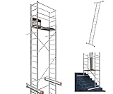 ALTEC AluCombine® 3.0-500 | 5m | Alu Fahrgerüst mit Traverse, 2 Rollen und Wandanker | EN131 |...