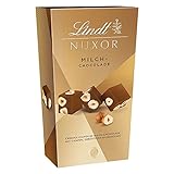 Lindt NUXOR Ballotin Milch | 193g Packung | Vollmilch-Schokolade mit ganzen gerösteten Haselnüssen...