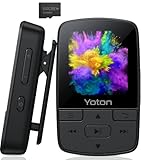 YOTON MP3 Player Bluetooth 5.0 Sport 64GB mit Clip, Mini MP3 Player mit HiFi Lossless Sound, FM...