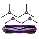 EffiFish Für Samsung VR05R5050WK Saugroboter Ersatzteile Set Seitenbürste Rollenbürste Zubehör...