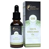 Oregano Öl - 20 ml = 820 Tropfen - 100% ätherisches Oreganoöl aus Frankreich - 80% Carvacrol -...
