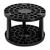 Ideen mit Herz Pinselhalter | Ø 14,4 cm | 10,1 cm hoch | 49 Fächer | schwarz | ideal für Pinsel &...
