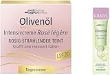 Olivenöl Rosé Légere 50 ml Intensivcreme + gratis Olivenöl Anti-Falten Creme Serum 5 ml