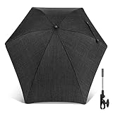 Universal Sonnenschirm kinderwagen, UV Schutz 50+ Sonnenschutz, Baby Kinderwagen Regenschirm für...