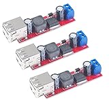 Double USB DC-DC Step Down Converter 6V-40V bis 5V 3A Buck Spannunswandler Charge Power Supply...