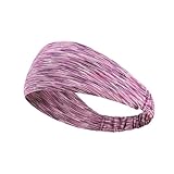 F Fityle Stretch-Fitness-Stirnband, Yoga-Haarband, absorbiert Schweiß, für Zuhause, Fitnessstudio,...