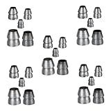 HOLIDYOYO 25 Stück Teiliges Runde Stahlkeile für Hammergriff mit Polierter Oberfläche Robust und...