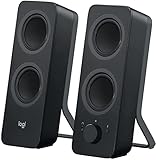 Logitech Z207 Kabellose PC-Lautsprecher, Bluetooth, Stereo Sound, 10 Watt Spitzenleistung, 3.5 mm...