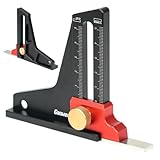 Höhenmesser, Tiefenmesser, Aluminiumlegierung Höhenmesser für Zuhause, Heimwerker,...