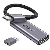Papeaso Video Capture Card, 4K HDMI to USB C 3.0 Capture Card, 1080P HD 60fps Live and Record Video...