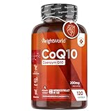 Coenzym Q10-200mg pro Kapsel - 120 vegane CoQ10 Kapseln - 4 Monate Vorrat - Aus Pflanzlicher...