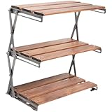 TYYMSMK Klappregal für den Schreibtisch, Edelstahl-Kugellager, 60 kg, doppelt höhenverstellbar,...