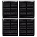 Mini Solarzellen,4 Stück Solarpanel,Mikro Solarmodul Kit,Polykristallines Silizium...