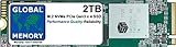 GLOBAL MEMORY 2 TB M.2 2280 PCIe Gen3 x4 NVMe Solid State Drive (SSD) für...