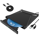 Custom Catch Externes Blu-ray Laufwerk,USB3.0 Typ-C Externes Blu-ray-Laufwerk, schlanker tragbarer...