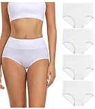 wirarpa Damen Unterhosen Baumwolle Slips Damen Hoher Taille Atmungsaktive Taillenslip Wochenbett...