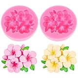 2 Stück Silikonform Blumen,3D Blume Silikon Formen,Blumen Kerzen Form,Blume Kerzen...