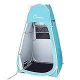 WolfWise Pop-Up Duschzelt UV-Schutz, Toilettenzelt, Umkleidezelt, Tragbar Camping Duschkabine WC...