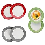 MamboCat 6er Set Variant Trio Kuchenteller I farbige Porzellan-Frühstücksteller für 6 Personen in...
