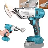 Akku Metallschere Kompatibel mit Makita 18V 360° drehbarer Schneidkopf für Blech & Metall...