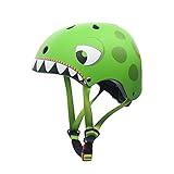 Kinderhelm 2-5 Jahre Leicht Fahrradhelm Verstellbar Skaterhelm für Kinder, 3D Form Cartoon Multi...