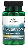 Swanson - L-Glutathion | Antioxidative Unterstützung & Zellschutz - 100 Kapseln