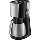 Melitta Enjoy Top Therm - Kaffeemaschine mit Thermokanne aus Edelstahl, Filterkaffeemaschine mit...