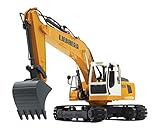 JAMARA 405060 Bagger Liebherr R936 1: 20 2,4GHz - realistische Funktionen (Entladen/Aufladen), jedes...