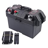 Batteriebox Batteriekasten Batterie Kasten Box für Boot Bootsmotor Schlauchboot Doppelte USB...