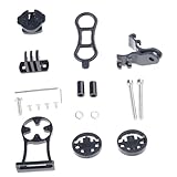 AWJUWHBJ Fahrrad-Computerhalterung, Stoppuhren, Tachometer, Halterung, multifunktional, für mehrere...
