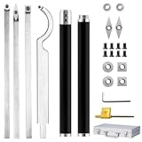 25-Teiliges Drechseleisen Set, Drehmeißel Set, Drechselzubehör, Drehbank Zubehör, Drechselmesser,...