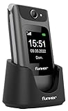 Funker C250 Comfort 4G - Klapphandy 4G für Senioren, Tasten und große Tasten, einfach zu bedienen,...