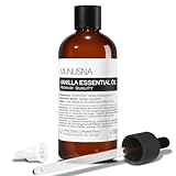 MUNUSNA Ätherisches Öl Vanille 100ML, Vanilleöl Ätherische Öle Naturrein Rein für Diffuser,...
