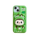 CrazyLemon für iPhone 11 Hülle mit Ständer für Frauen Mädchen Kinder Lustiges Cartoon...