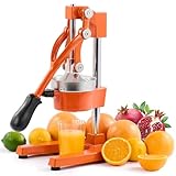 CO-Z Professionelle Zitruspresse in handelsüblicher Qualität, Handpresse, manuelle Fruchtpresse,...