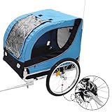 Hundeanhänger für Fahrrad - Fahrradanhänger für Hunde - Rad Hundeanhänger - Fahrrad...
