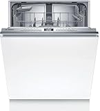 Bosch SMV4ETX08E, Serie 4, Smarter Geschirrspüler Vollintegriert 60 cm, Besteckkorb, Spülmaschine...
