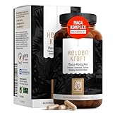 Maca Kapseln hochdosiert - Maca Extrakt mit Tribulus terrestris, Cordyceps, Bockshornklee, Zink,...