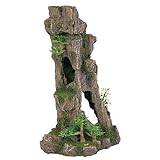 Trixie 8857 Fels mit Höhle/Pflanzen, stehend, 28 cm
