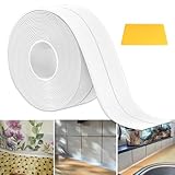 Selbstklebende Sockelleiste, Wasserfest Und Strapazierfähig, Weiß, 3,8 cm × 3,2 m, Inklusive...