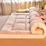 HUMAJORY Japanische Bodenmatratze, Extra Dicke Futon-Bodenmatratze Futon-Matratze, Faltbare...