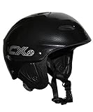 Concept X Kite + Surf Helm CX Pro Wassersporthelm White/Schwarz/Carbon (carbon, XL)