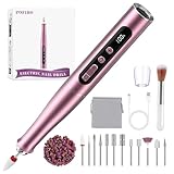 POFIBO Nagelfräser Kabellose 35000 U/Min Nagelfräser für Gelnägel - Professioneller Nail Drill...