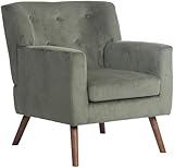 CLP Sessel Kioni mit Cordbezug, Polstersessel mit Armlehnen, Ohrensessel bis 150 kg, Relaxsessel,...