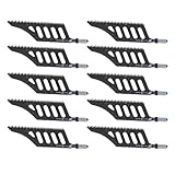 Garosa 10 -pcs -Puzzlehblätter, Hohe Kohlenstoffstahl 90 -Grad -Eckschneideblätter mit Drei...