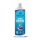 Bodylab24 Vital Drink Concentrated 1000ml | Getränkekonzentrat 1:80 | mit Vitaminen und L-Carnitin...