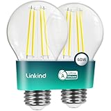 Linkind Ultraeffiziente E27 Lampe Vintage, 3,8W=60W, 2700K Warmweiß mit Energie Klasse-A, Filament...
