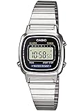 Casio Damen Digital Smart Watch Armbanduhr mit Edelstahl Armband LA-670WEA-1EF